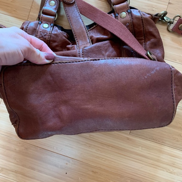 Lucky Brand Bags Large Brown Leather Lucky Brand Bag Poshmark